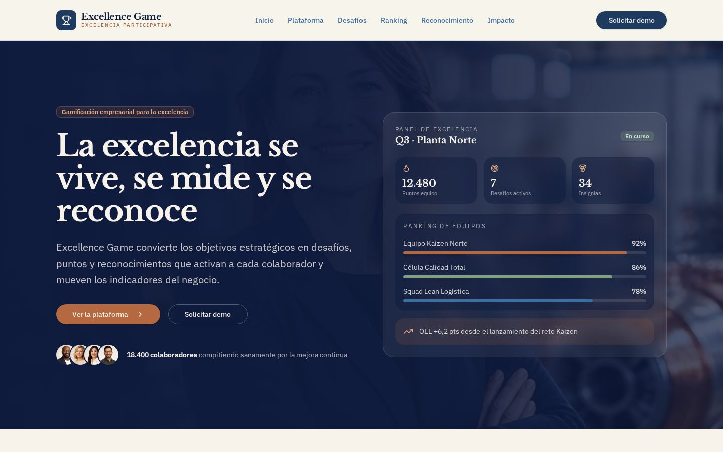 Captura de EXCELLENCE GAME
